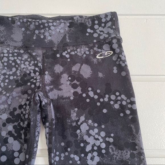 C9 By Champion Girls Capri Crop Printed Leggings Pants Size M 7/8 - Picture 3 of 10